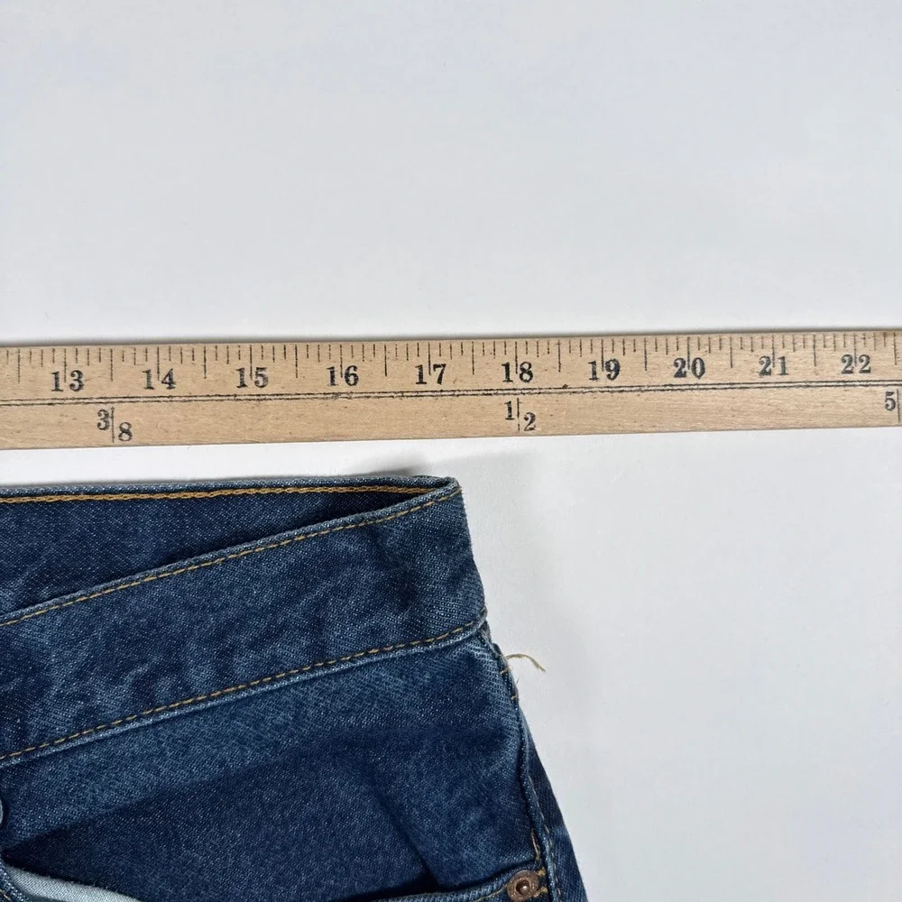 Levis 505 Jeans‎ Mens 34x34 Blue Regular Fit Straight Leg Denim Classic Casual